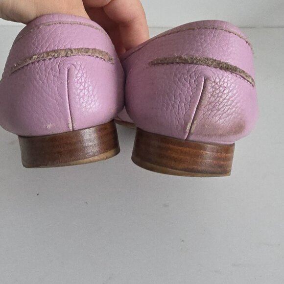 FRANCO SARTO | Leather Loafers Lilac Purple Sz 8.5M - Picture 5 of 6